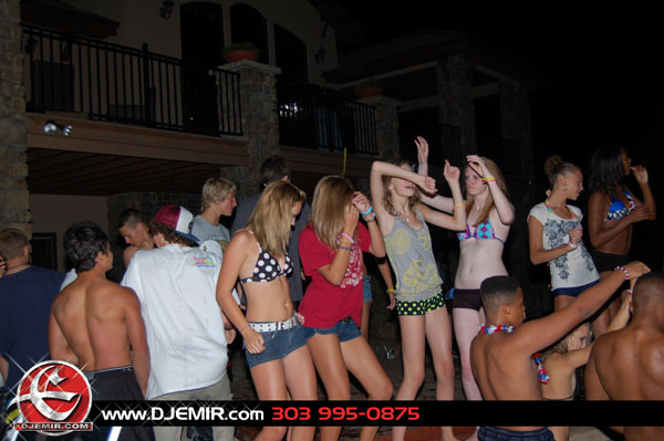 Epic Back to School Mansion Pool Party Parker Colorado at Pradera w DJ Emir