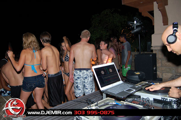 Epic Back to School Mansion Pool Party Parker Colorado at Pradera w DJ Emir