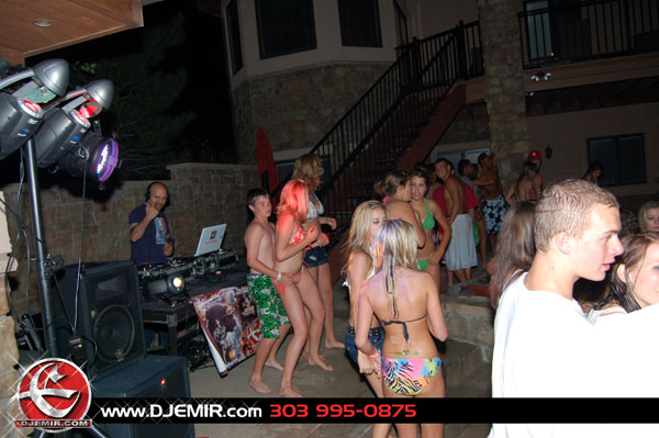 Epic Back to School Mansion Pool Party Parker Colorado at Pradera w DJ Emir