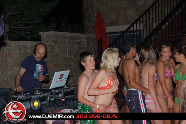 Epic Back to School Mansion Pool Party Parker Colorado at Pradera w DJ Emir