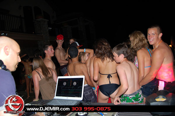 Epic Back to School Mansion Pool Party Parker Colorado at Pradera w DJ Emir