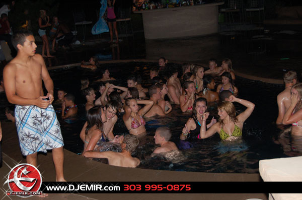 Epic Back to School Mansion Pool Party Parker Colorado at Pradera w DJ Emir