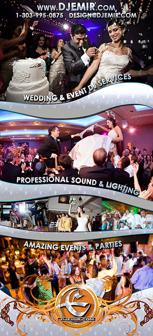 Wedding DJ Flyer Denver Colorado